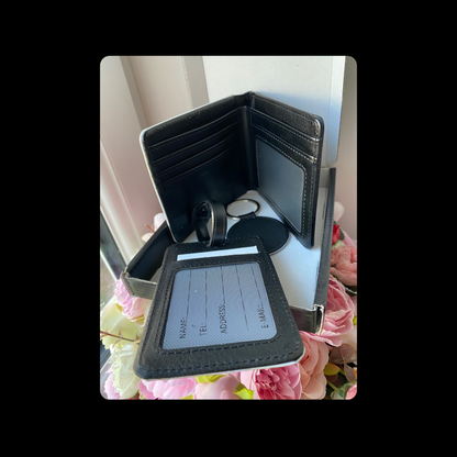 Jack Daniel’s Whiskey Barrel PU Material Wallet, Luggage Tag & Keyring