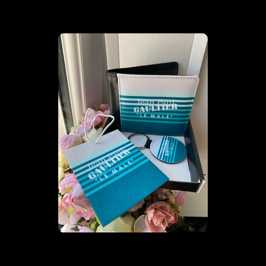 Jean Paul Gaultier Le Male PU Material Wallet Gift Set