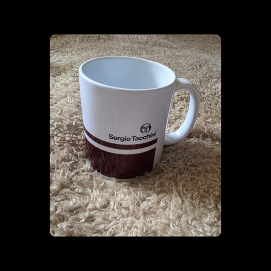 Sergio Tacchini Burgundy 11oz (330ml) Ceramic Mug