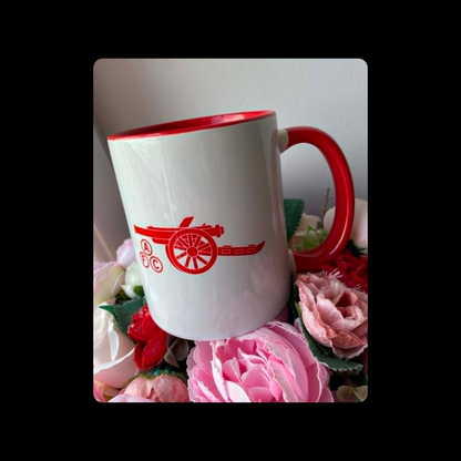 Arsenal 1978-1979 Badge Red & White 11oz (330ml) Ceramic Mug
