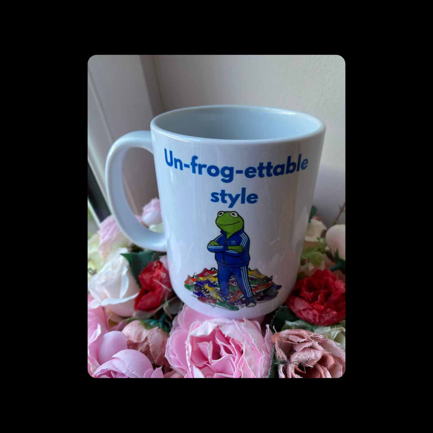 Adidas Kermit Un-Frog-Ettable Style Blue 11oz (330ml) Mug