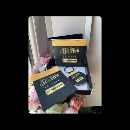 Jean Paul Gaultier Le Male Le Parfum PU Material Wallet Gift Set