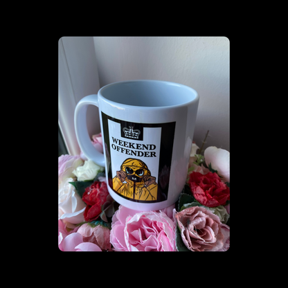Weekend Offender Yellow Football Casual 11oz (330ml) Ceramic Mug