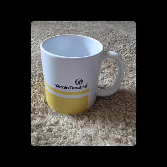 Sergio Tacchini Yellow 11oz (330ml) Ceramic Mug