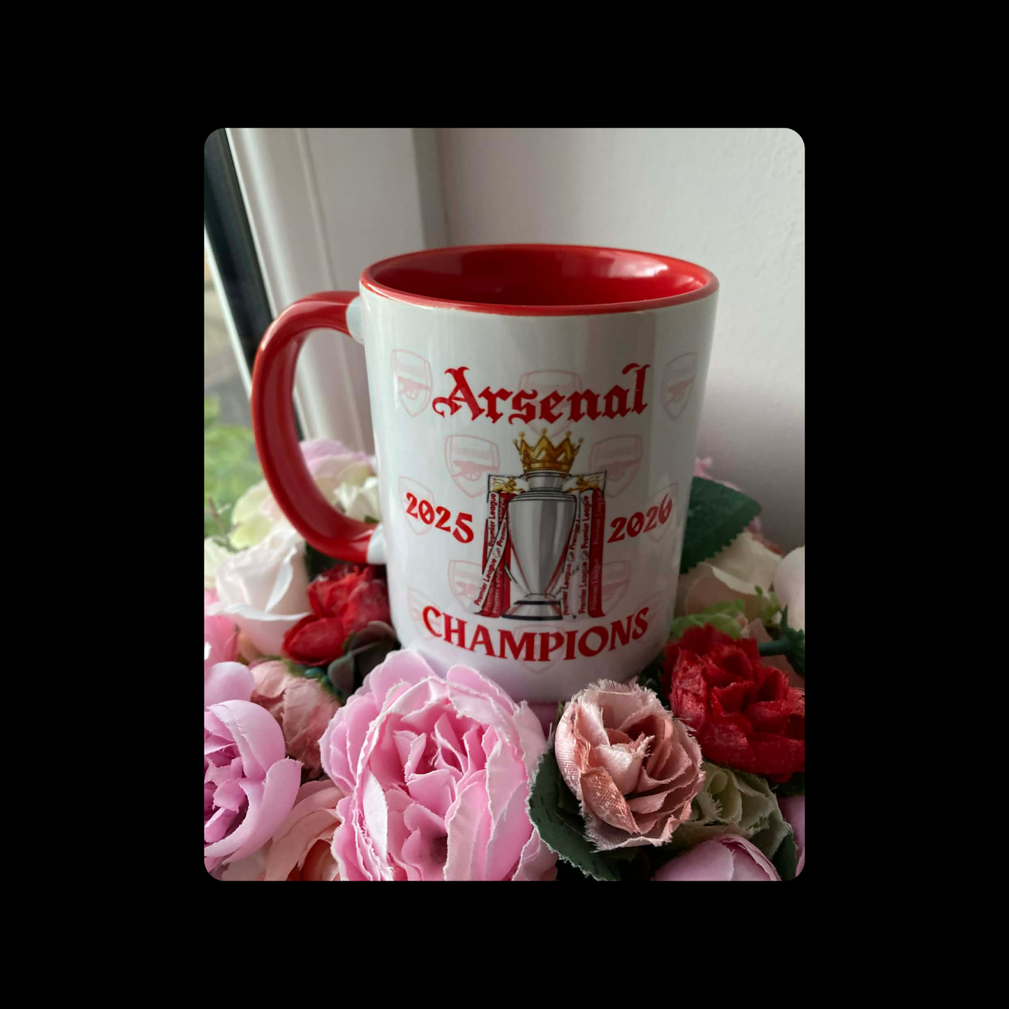 Arsenal Champions Current Badge 11oz (330ml) Ceramic Mug