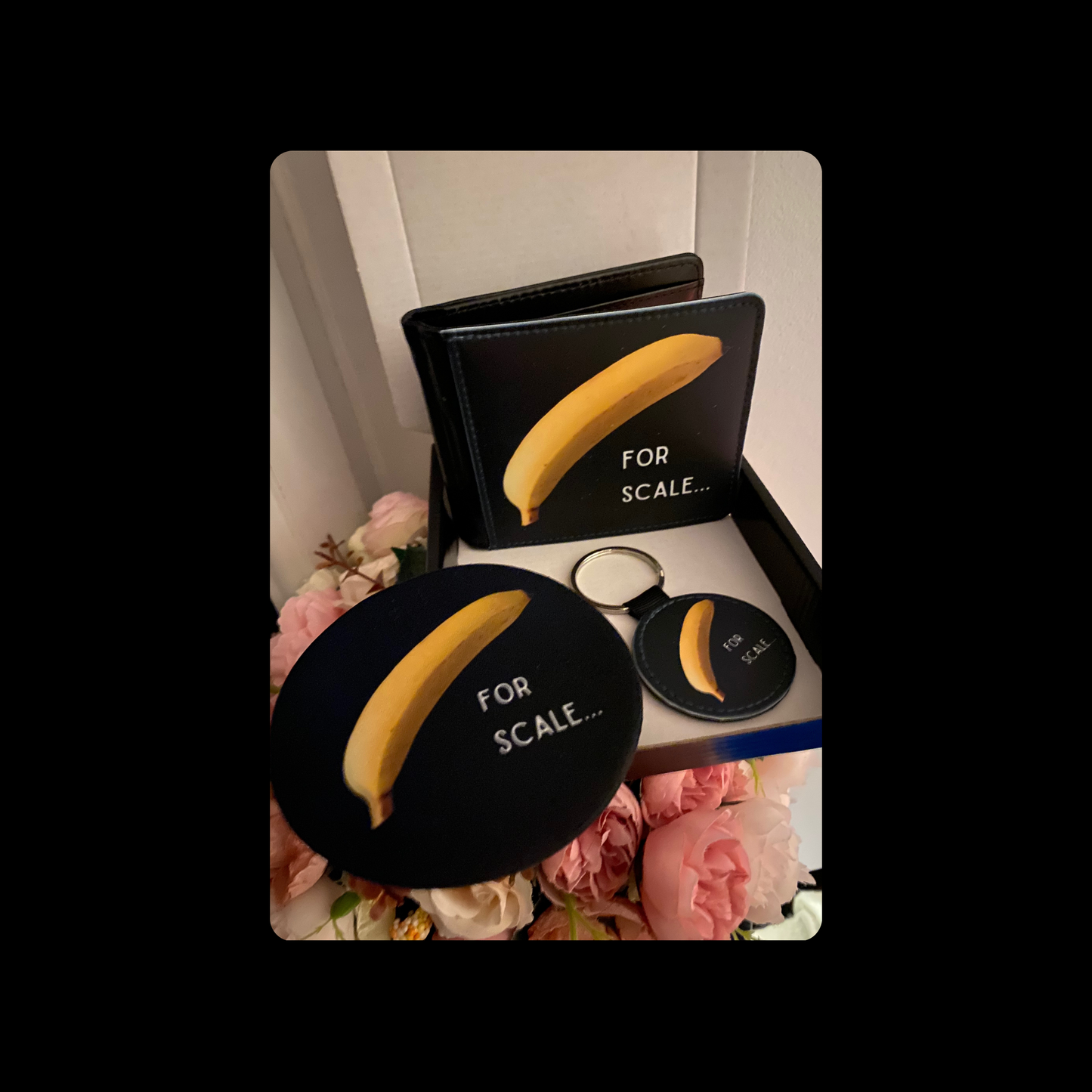 Banana For Scale PU Material Wallet Gift Box Set