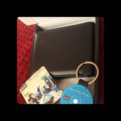 Oasis Definitely Maybe PU Material Wallet Gift Box Set