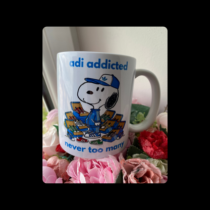 Snoopy Adidas Adi Addicted Never Too Many 11oz (330ml) Mug