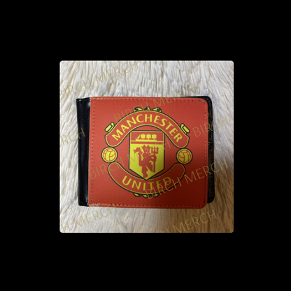 Manchester United Badge PU Material Wallet 10cm x 9.5cm