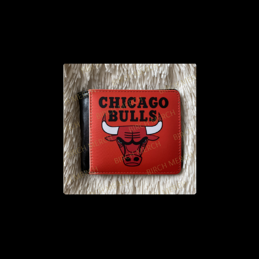 Chicago Bulls PU Material Wallet 10cm x 9.5cm