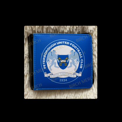 Peterborough United Badge PU Material Wallet 10cm x 9.5cm