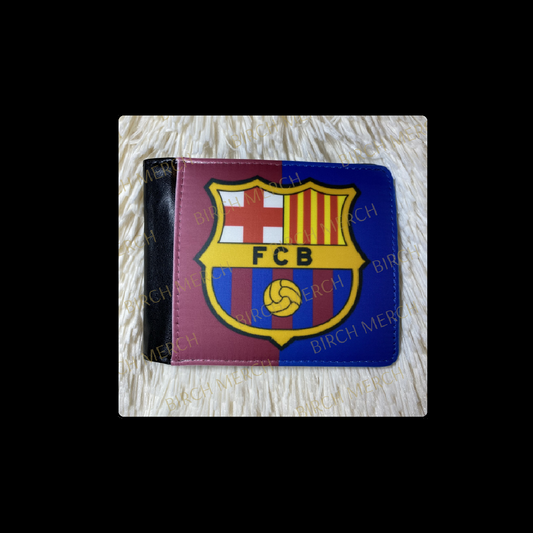 Barcelona Badge PU Material Wallet 10cm x 9.5cm