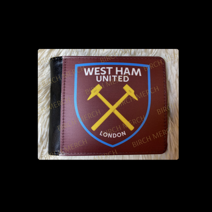 West Ham Badge PU Material Wallet 10cm x 9.5cm