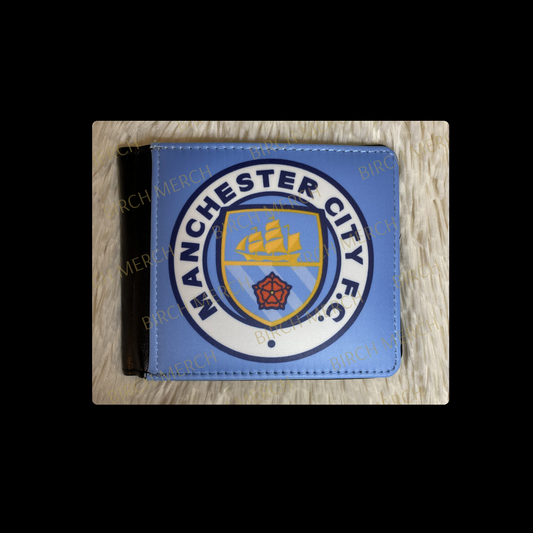 Manchester City Badge PU Material Wallet 10cm x 9.5cm