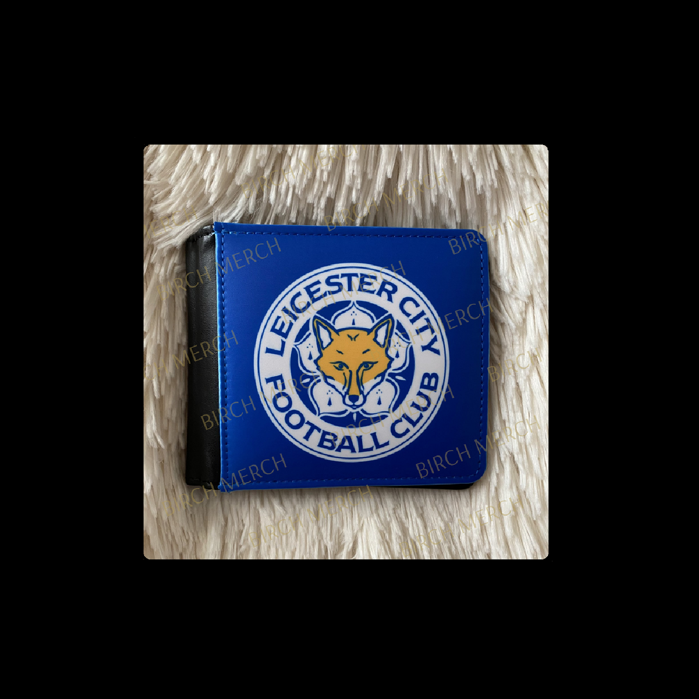 Leicester City Badge PU Material Wallet 10cm x 9.5cm