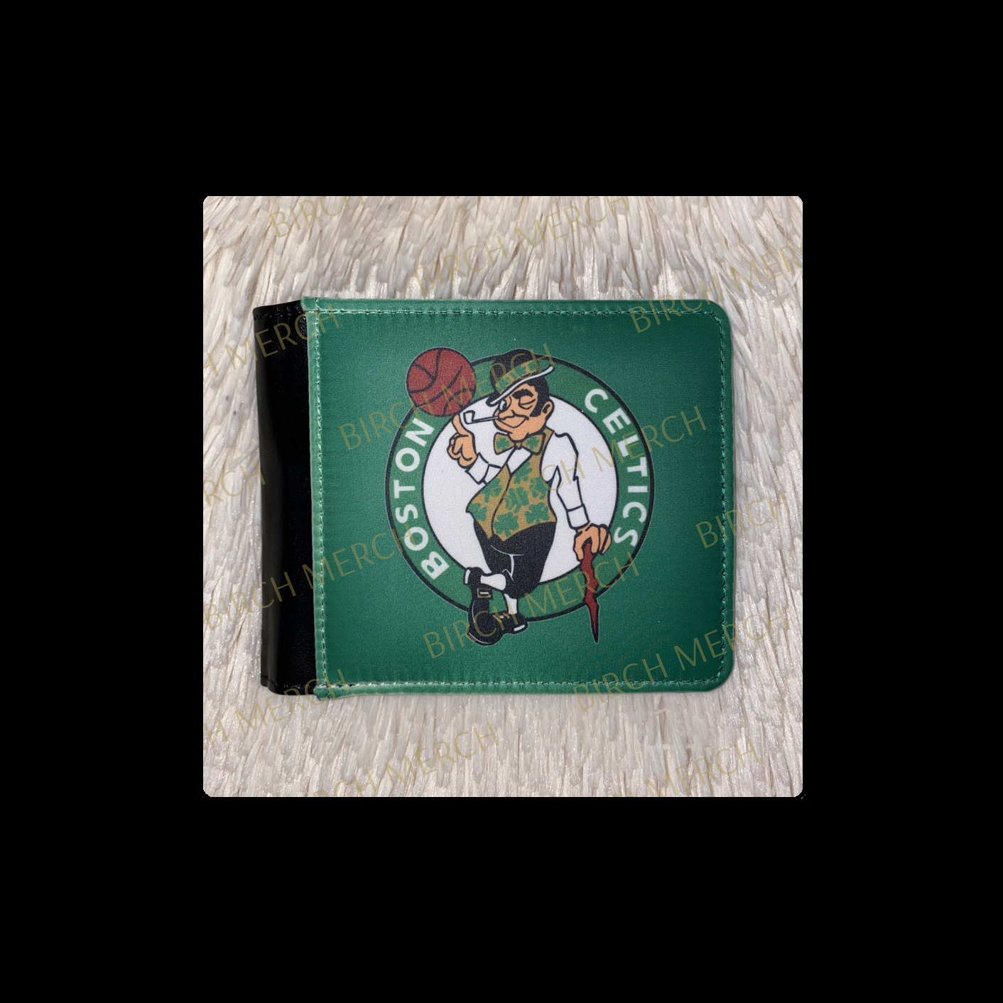 Boston Celtics PU Material Wallet 10cm x 9.5cm