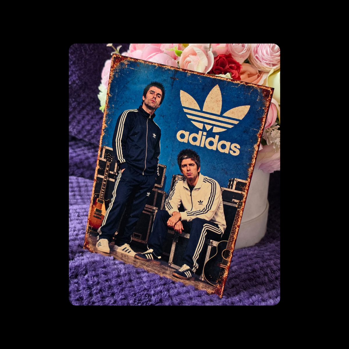 Adidas Oasis Metal Bar Sign 15cm x 20cm