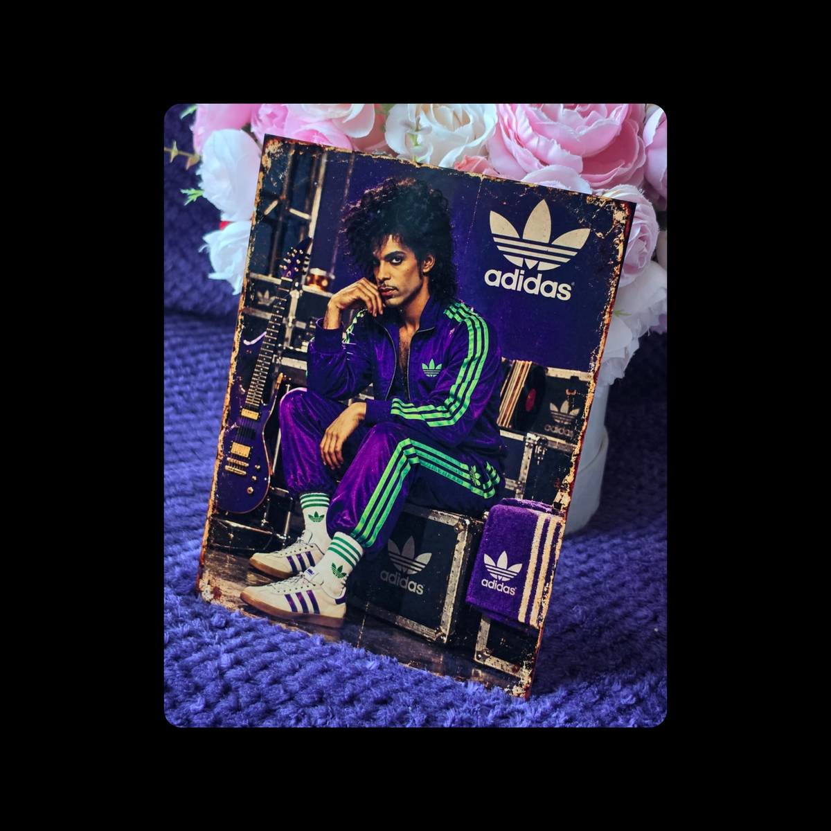 Adidas Prince Metal Bar Sign 15cm x 20cm