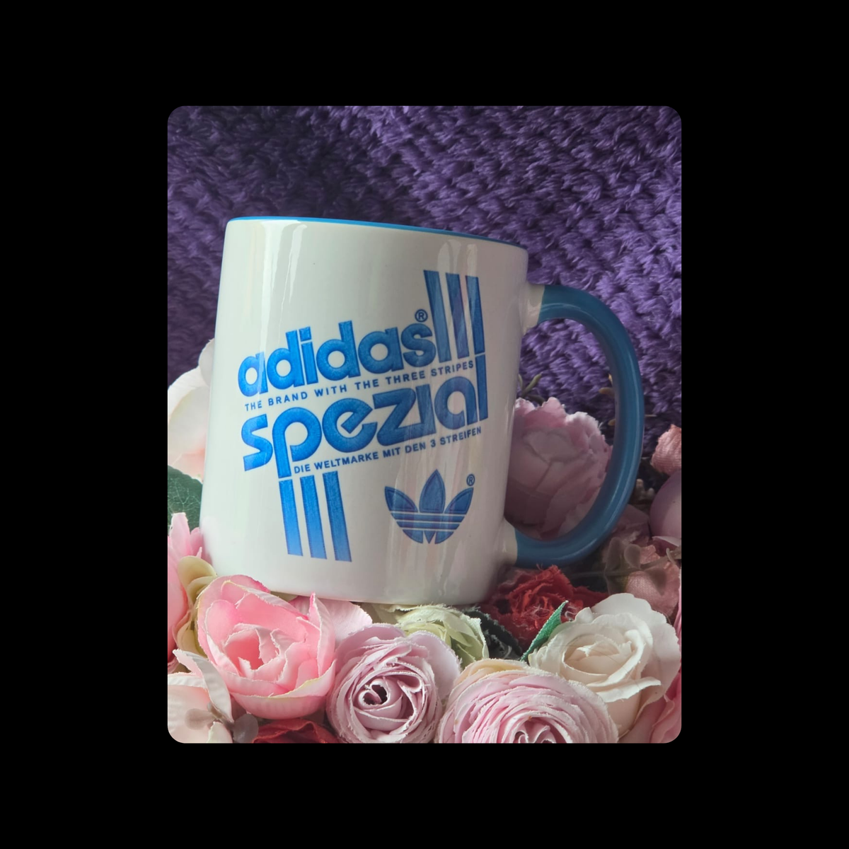 Adidas Spezial White & Blue Two Colour 11oz (330ml) Ceramic Mug (Copy)