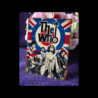 The Who Metal Bar Sign 15cm x 20cm